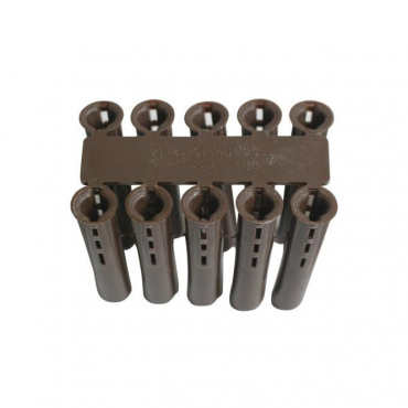 Brown 7mm/8MM Wall Plugs - 100 Pack
