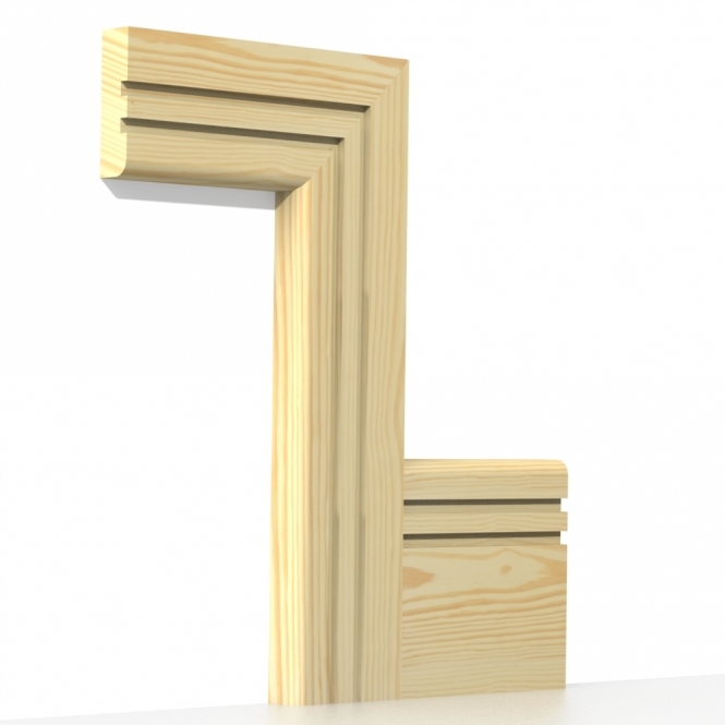 Pine  Bullnose Double Edge Architrave Lengths