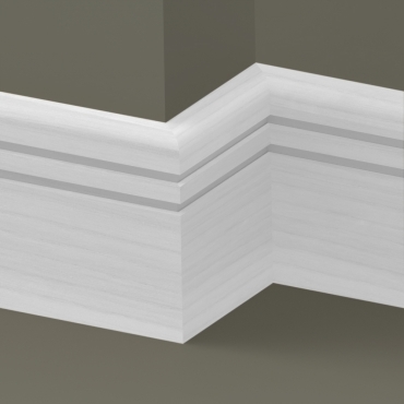 Pine Bullnose Double Edge Skirting 3.5 metre