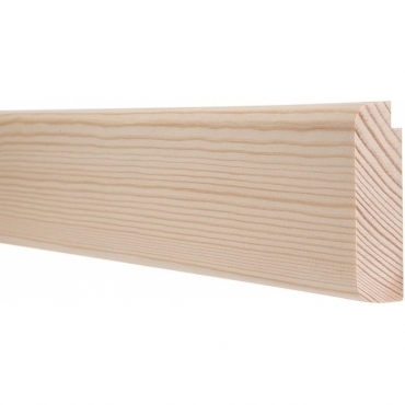 Pine Bullnose Picture Rail 3 Metre