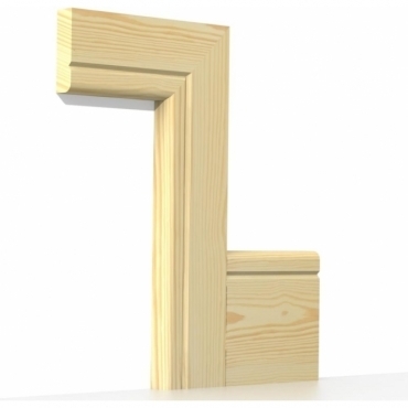 Pine Bullnose Single Groove Architrave Sets