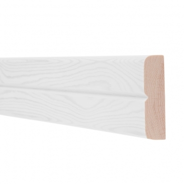 Pine Bullnose Single Groove Dado Rail 3 Metre