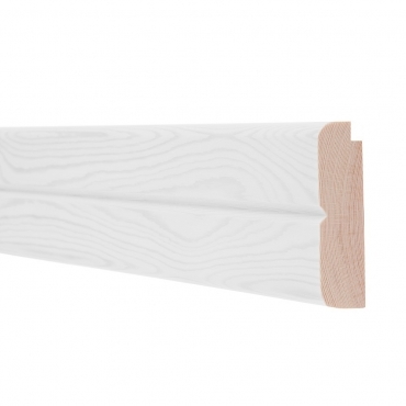 Pine Bullnose Single Groove Picture Rail 3 Metre