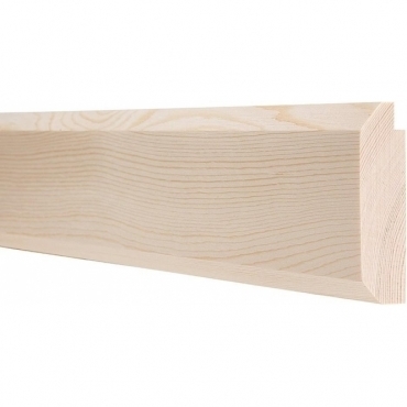 Pine Chamfered Picture Rail 3 Metre