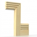 Pine Chamfered Triple Edge Architrave Lengths
