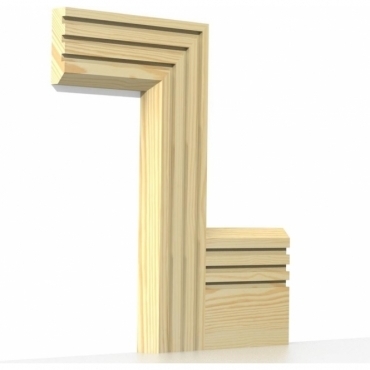 Pine Chamfered Triple Edge Architrave Sets