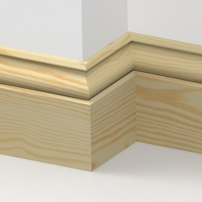 Pine  Ogee Skirting 3.5 metre