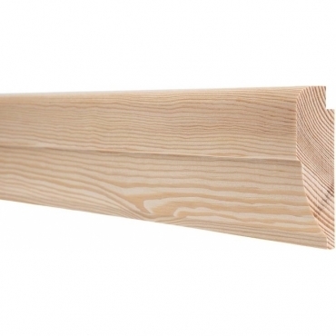 Pine Ovolo Picture Rail 3 Metre