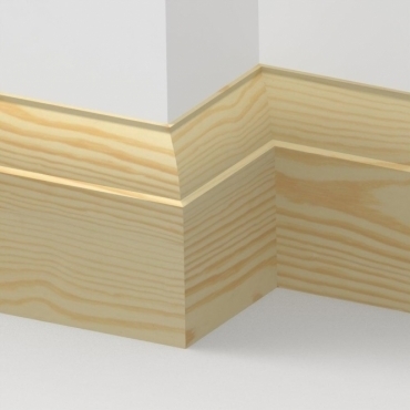Pine Ovolo Skirting 3.5 metre