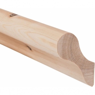 Pine Pig's Ear Handrail 3.6 Metre