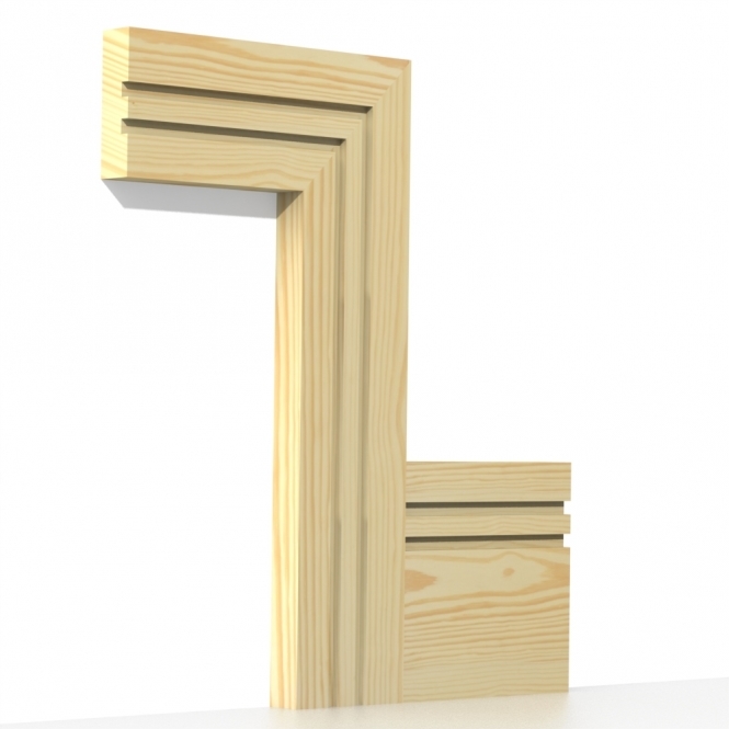 Pine  Square Double Edge Architrave Lengths