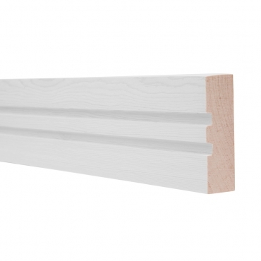 Pine Square Double Edge Dado Rail 3 Metre