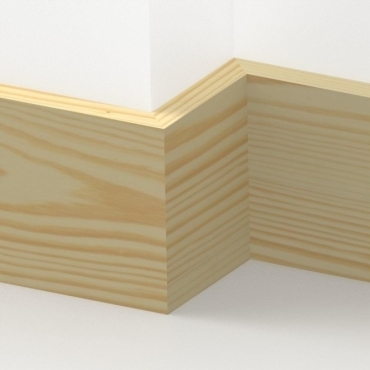 Pine Square Edge Skirting 3.5 metre
