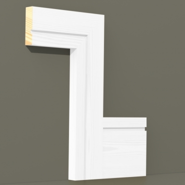 Pine Square Single Edge Architrave Sets