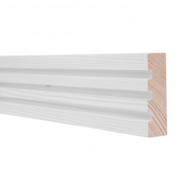 Pine Square Triple Edge Dado Rail 3 Metre