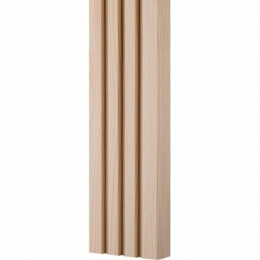 Pine Square Triple Edge Panelling 3 Metre