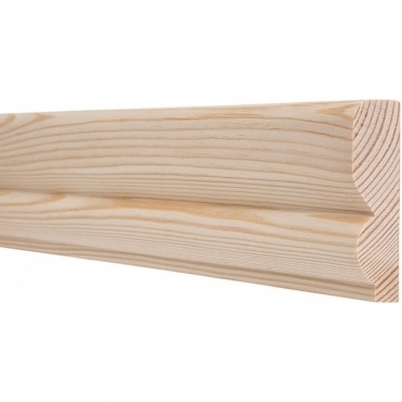 Pine Torus Dado Rail 3 Metre