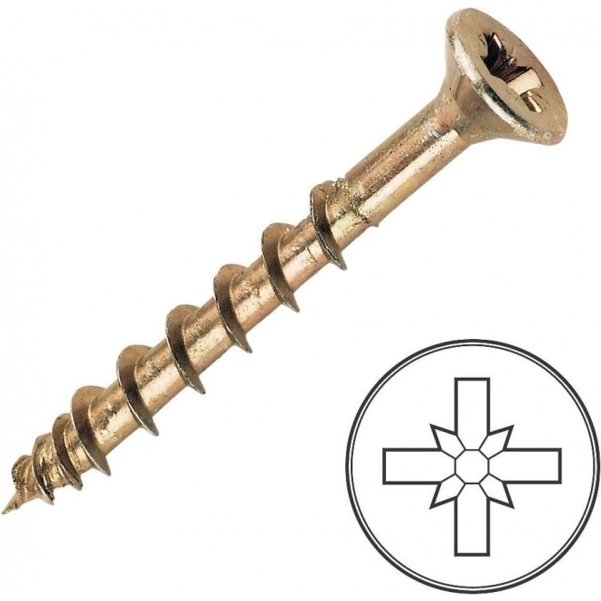Screw Tite Screw-Tite 3.5 x 30MM PZ Countersunk Screws - 200 Pack