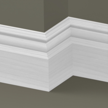 Solid Ash Bromley Skirting 3 metre