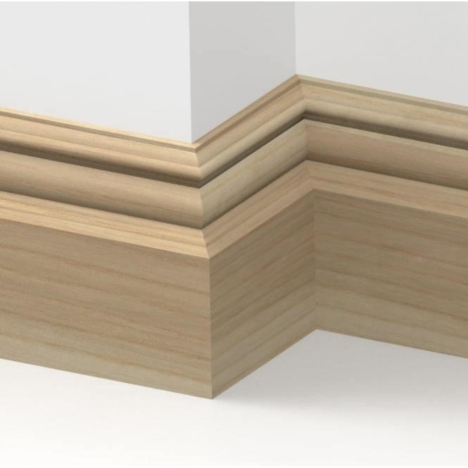 Solid Ash  Bromley Skirting 3 metre