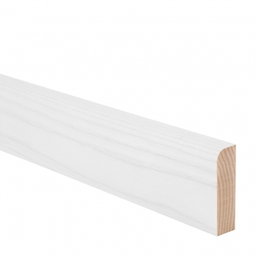 Solid Ash Bullnose Kitchen Worktop Upstand 3 Metre