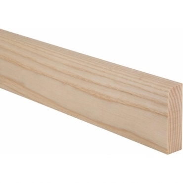Solid Ash Bullnose Upstand 3 Metre
