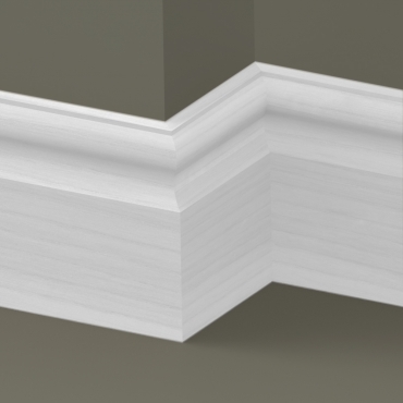Solid Ash Cambridge Skirting 3 metre