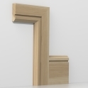 Solid Ash Chamfered Single Edge Architrave Lengths