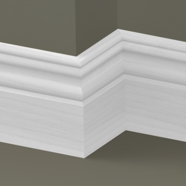 Solid Ash Cromwell Skirting 3 metre