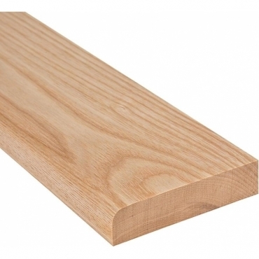 Solid Ash Flat Edge Door Threshold 144mm Wide