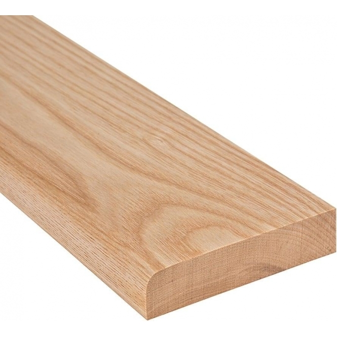 Solid Ash  Flat Edge Door Threshold 190mm Wide