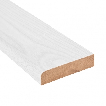 Solid Ash Flat Edge Door Threshold 35mm Wide