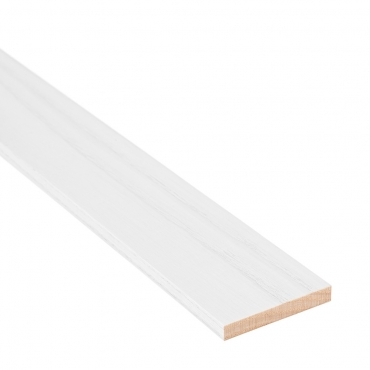 Solid Ash Flat Square Edge Beading Strip 130mm x 7mm