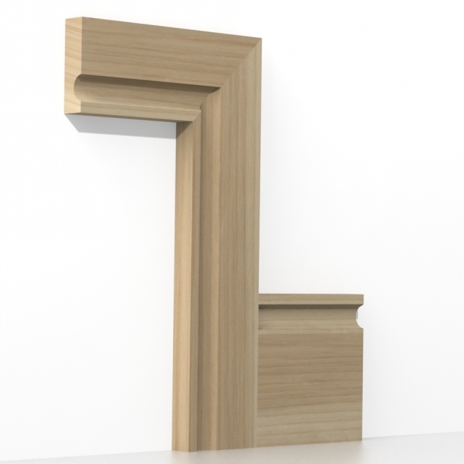 Solid Ash  Flute Architrave Lengths