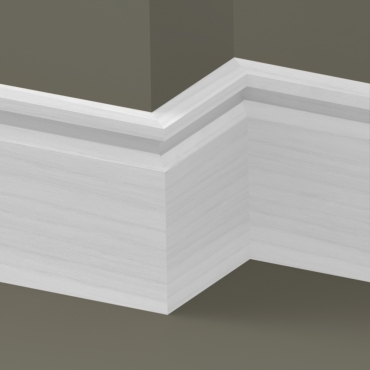 Solid Ash Flute Skirting 3 metre
