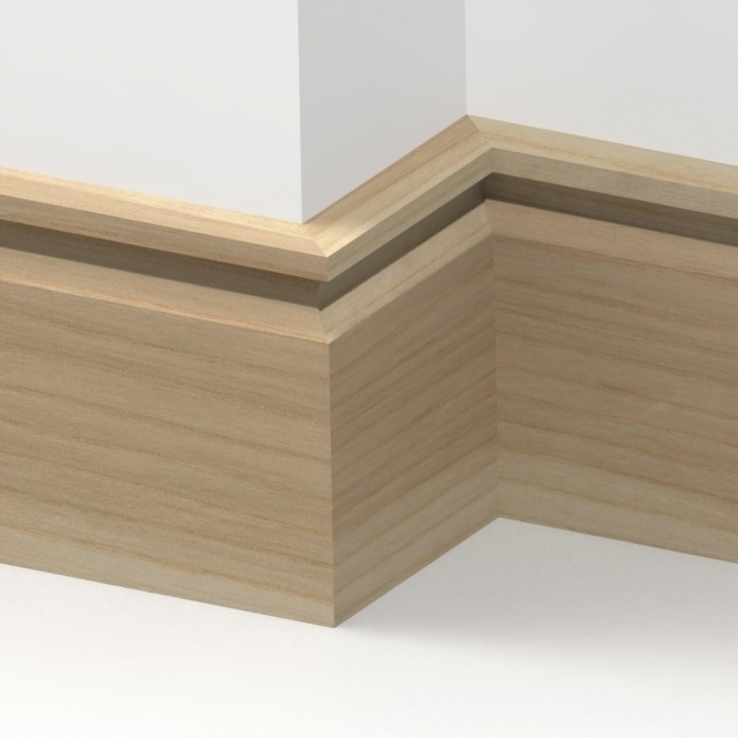 Solid Ash  Flute Skirting 3 metre