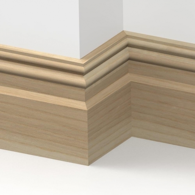 Solid Ash  Henley Skirting 3 metre