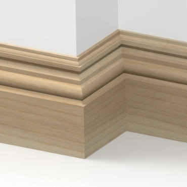 Solid Ash Heritage Skirting 3 metre