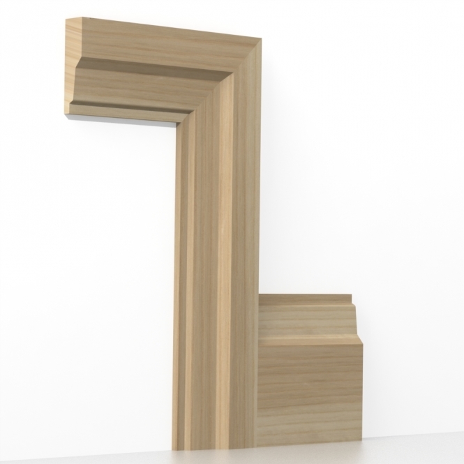 Solid Ash  Lambs Tongue Architrave Lengths