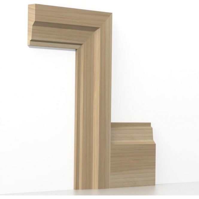 Solid Ash  Lambs Tongue Architrave Sets