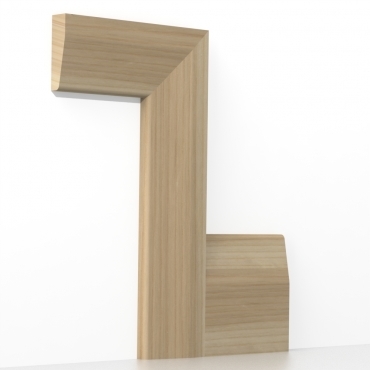 Solid Ash Long Chamfer Architrave Lengths