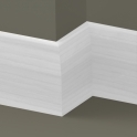 Solid Ash Long Chamfer Skirting 3 metre