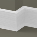 Solid Ash Mini Chamfered Skirting 3 metre