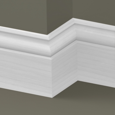 Solid Ash Ogee Skirting 3 metre