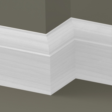 Solid Ash Ovolo Skirting 3 metre