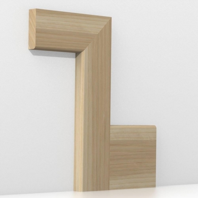 Solid Ash  Pencil Round Architrave Sets