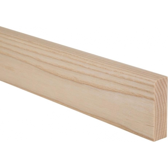 Solid Ash  Pencil Round Kitchen Worktop Upstand 3 Metre