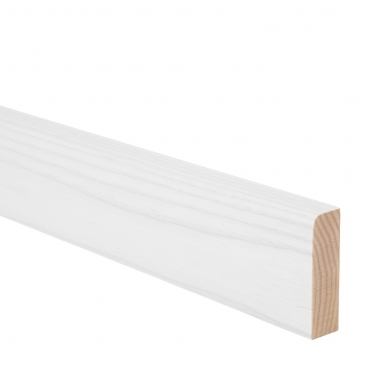 Solid Ash Pencil Round Kitchen Worktop Upstand 3 Metre