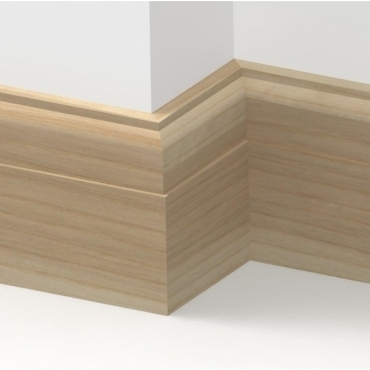Solid Ash Regent Skirting 3 metre