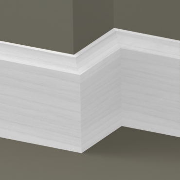 Solid Ash Scotia Skirting 3 metre